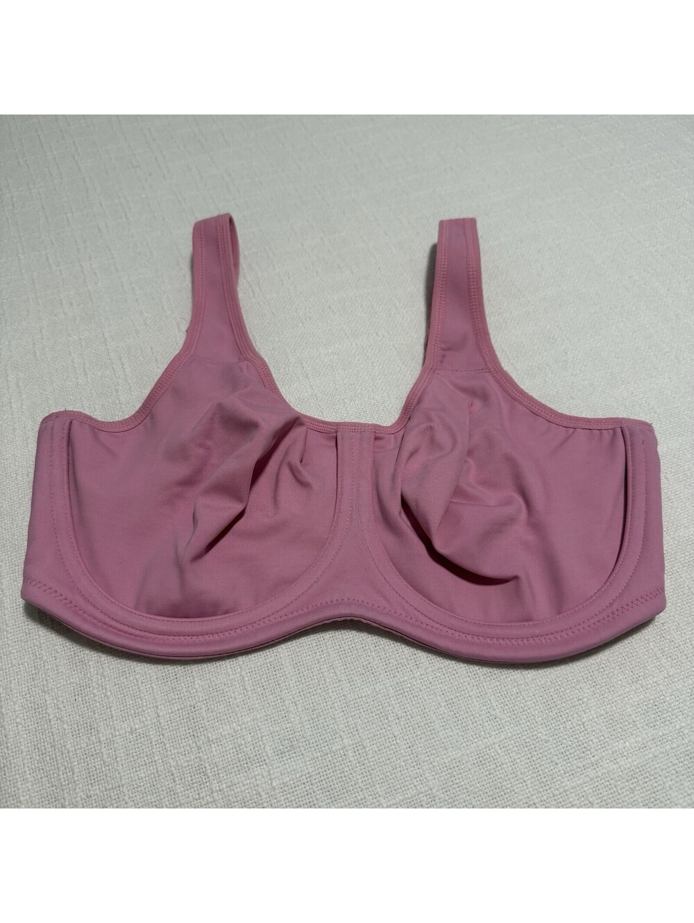 Wacoal 36DD Simone Sport Underwire Sports Bra 855170 Pink Full Coverage Unlined